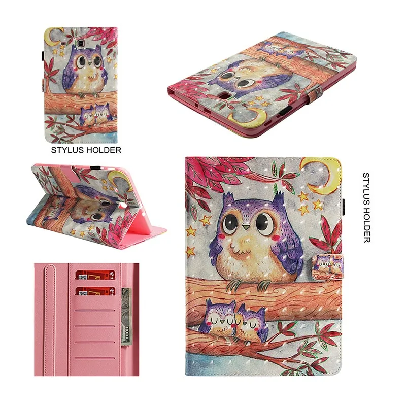 For samsung galaxy tab e 9.6 sm-t560 PU leather Stand Case For Samsung Galaxy Tab E 9.6 inch Cover T560 T561 SM-T561 Funda Tablet Flip Cases (8)