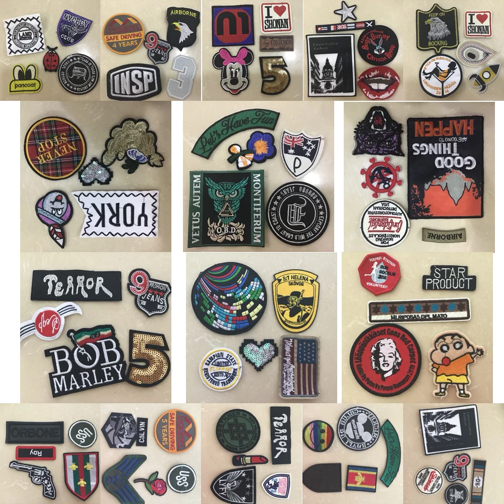 

5/packet Animal bird,bee,tiger,frog,butterfly Embroidered Patch Applique Cute Patches Fabric Garment DIY Apparel Accessories