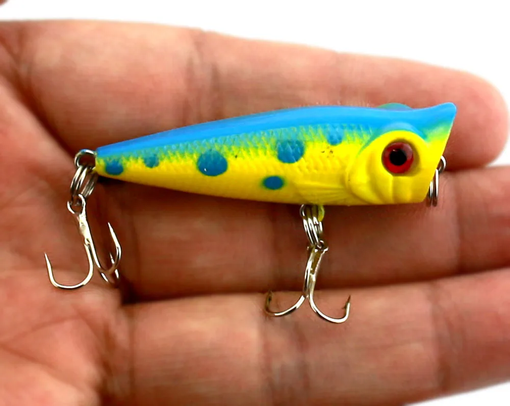Super Mini Popper 4.9g 5cm Fishing Lure Topwater Hard Bait Artificial