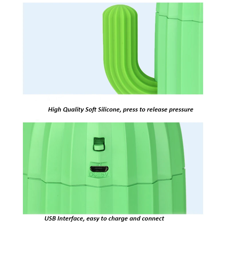 340 мл увлажнитель воздуха С КАКТУСОМ Перезаряжаемый USB Ароматический диффузор эфирного масла с теплым светильник очиститель воздуха С КАКТУСОМ