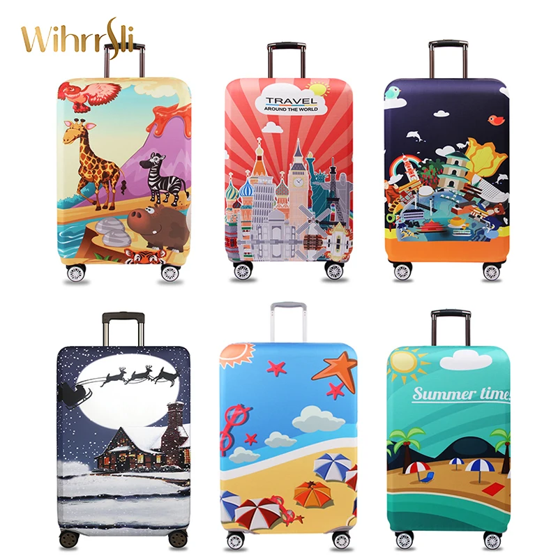 

Travel accessories Luggage cover Suitcase protection baggage dust cover Trunk set Trolley case Elasticity Thicken case cover