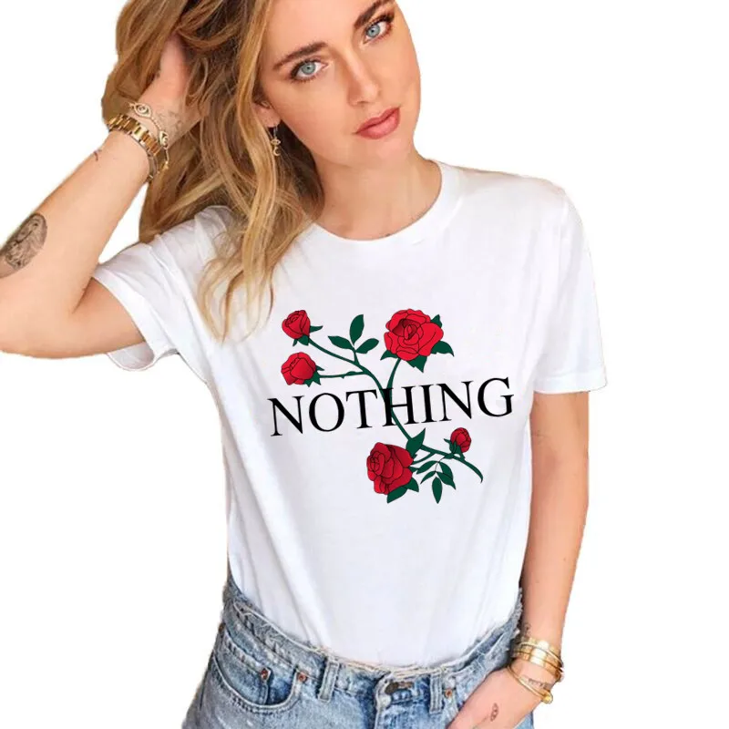 

Lghxlxry Summer T Shirt Women Top Plus Size Harajuku Vintage Tumblr Graphic Tees Women O-neck Short Sleeve Female T-shirts