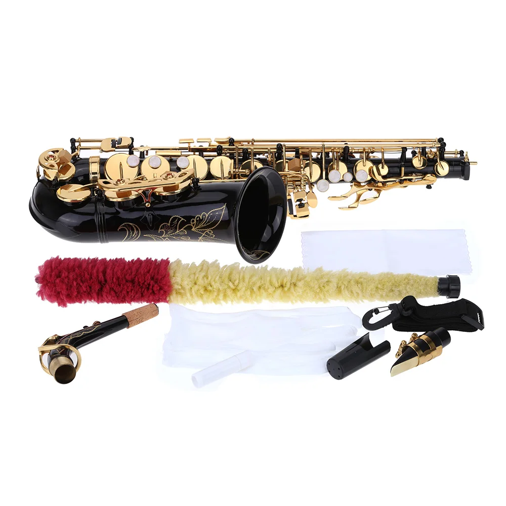 Ammoon bE Alto Saxphone 82Z ключ типа E плоский саксофон латунный духовой инструмент с чистой щеткой ткань перчатки ремень Чехол