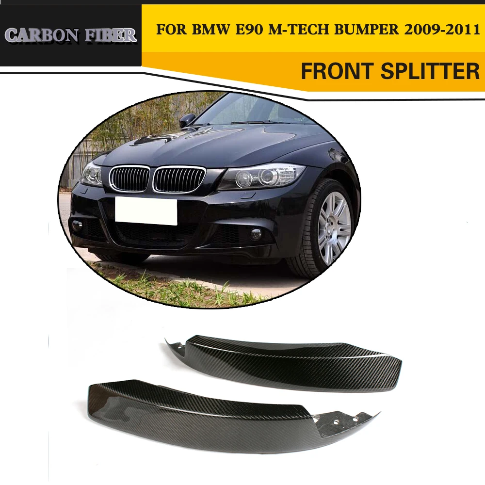 Передний бампер из углеродного волокна для BMW E90 LCI M Sport 2009 2011|auto front bumper|bumper splitterfront