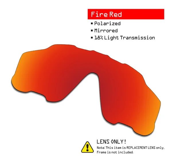 Fire Red-ShieldCoat SmartVLT поляризованные Сменные линзы для солнцезащитных очков Окли Jawbreaker-несколько вариантов - Цвет линз: Fire Red-ShieldCoat