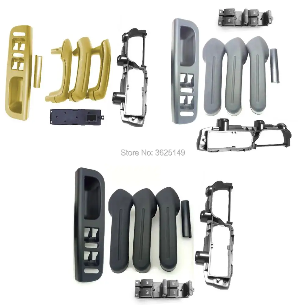 

Free shipping 7x OEM quality For VW Jetta Bora Golf 4 inner door handle handle interior inside arm handle & bracket & switch