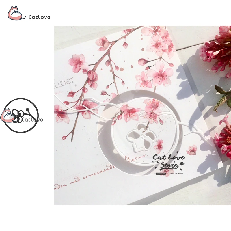 

Circle Frame Flower Metal Cutting Dies Stencil For DIY Scrapbooking Paper Card Decorative Craft Dies Embossing Die Cuts New 2019