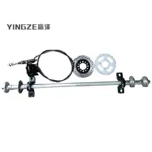 168CC DIY четырехколесный картинг детская коляска ATV UTV дисковый тормозной ротор Звездочка 95 см задний мост с тормозным суппортом насос