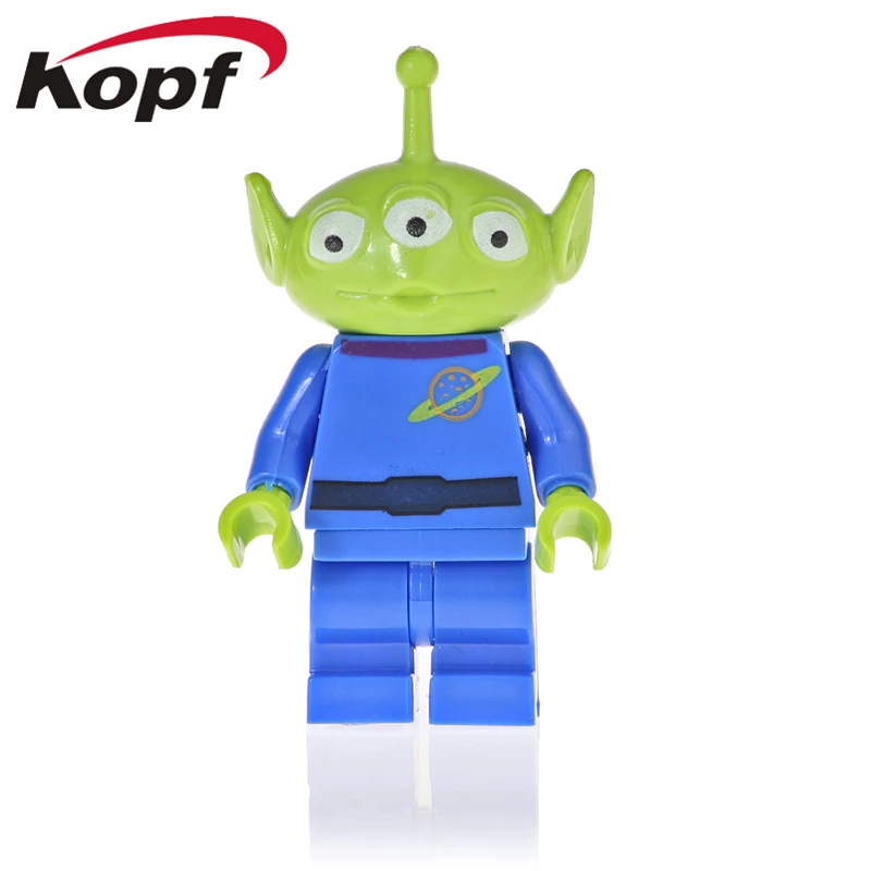 

Building Blocks Pumping Toy Story Cartoon Alien Buleye Lotso Hugging Dragonn Model Action Figures For Children Toys Gift PG1945