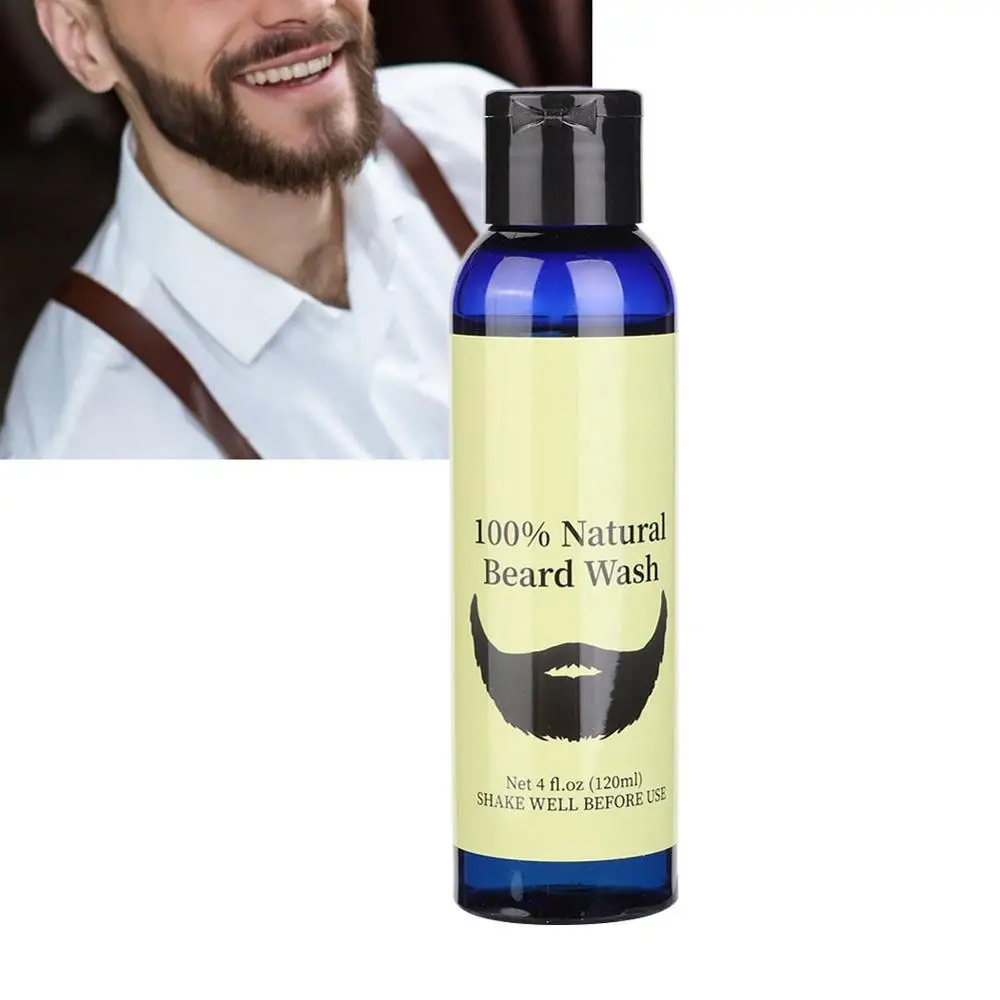 

Hair Loss Shampoo 120ML Natural Men Beard Growth Wash Cleansing Moisturizing Smoothing Shampoo Hair Tool