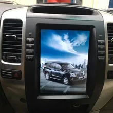 Вертикальный стиль Tesla Android 8,1 автомобильный dvd-плеер для Toyota Prado 120 land cruiser 2002-2009 для Lexus GX470 NAVI ips PX6 CARPLA