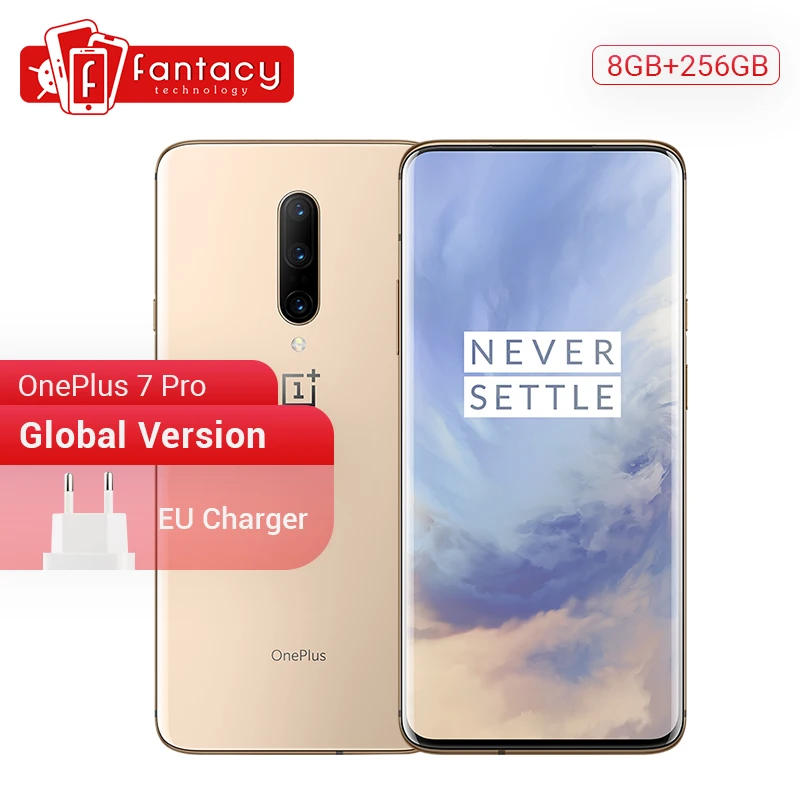 Смартфон с глобальной версией Oneplus 7 Pro 8 ГБ 256 Гб ПЗУ Snapdragon 855 6 67 дюйма 90 Гц AMOLED