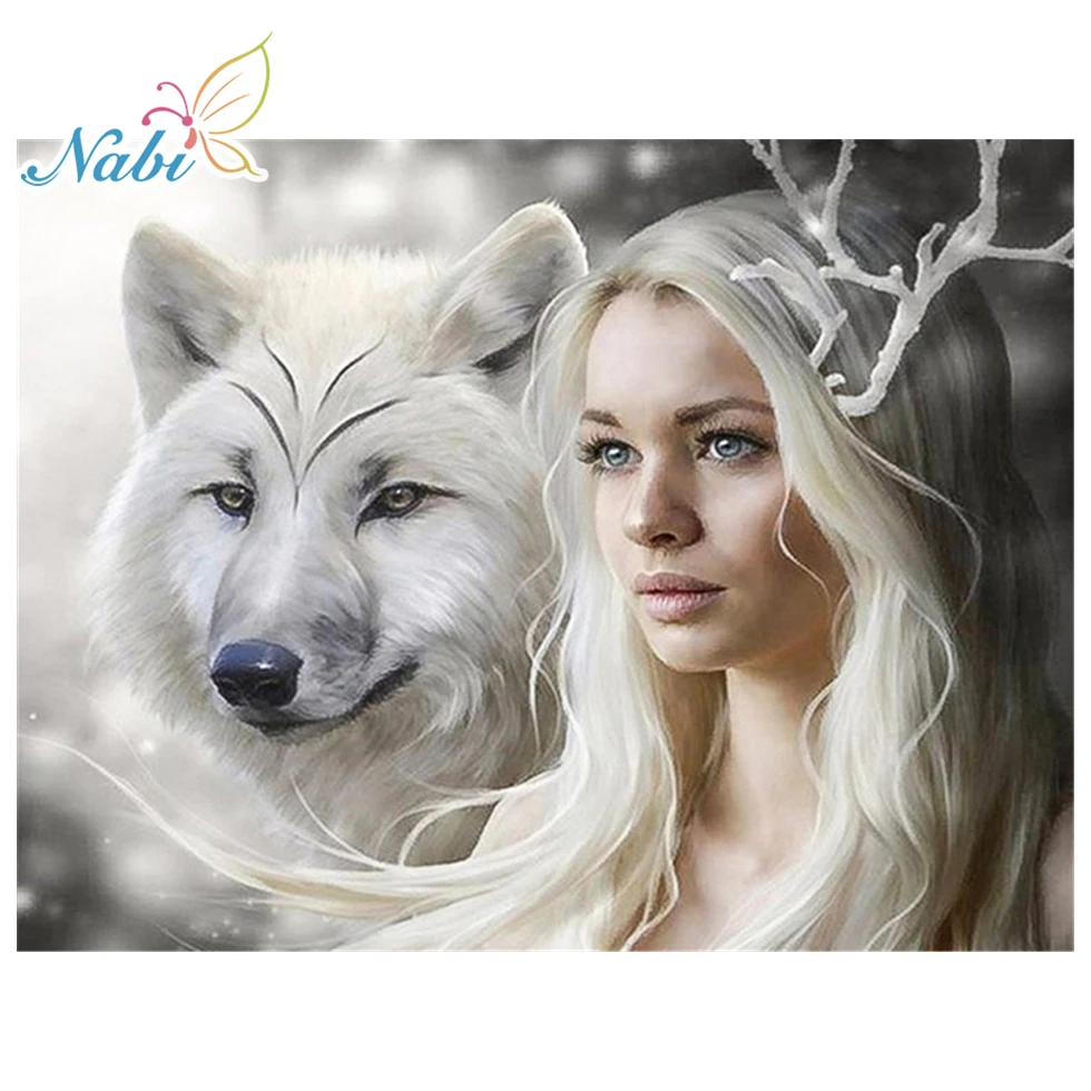 

Diamond embroidery animals wolf 5d diy diamond painting full square - diamond paint 477DD diamond mosaic