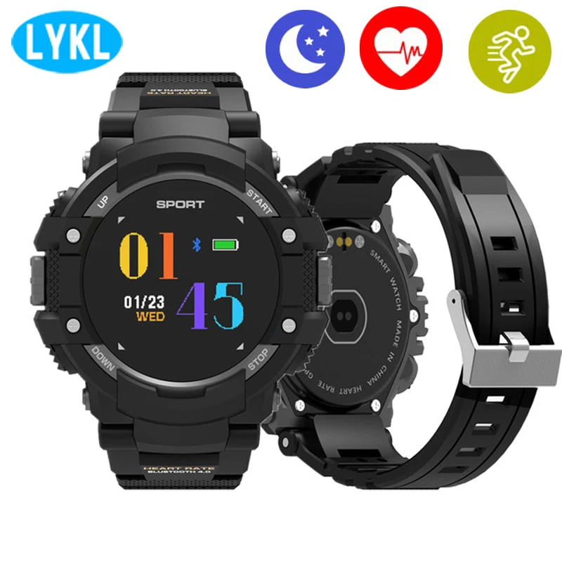 

2018 F7 GPS Smart Watch Color LCD Realtime Heart Rate Monitor Activity Tracker IP67 Waterproof Outdoors Sport Fashion Smartwatch