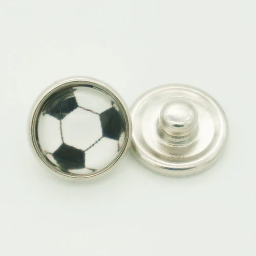 Image 10pcs 12MM soccer Round Domes Photo Glass Cabochon NA1060 handmade Glass for DIY snap pendants jewelrys wholesale