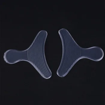 

1Pair heel liners Transparent Invisible Silicone Gel Liners T-shaped Slip Resistant Shoe Stickers High Heel Shoe Pad Insole