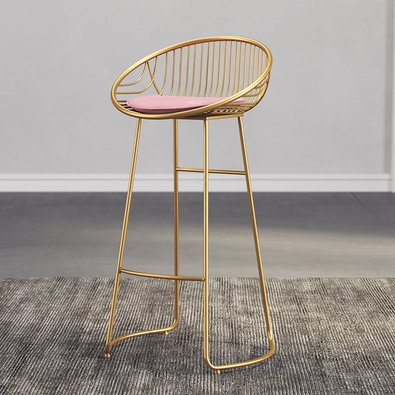 H 15% современный минималистичный барный стул из кованого железа высокий табурет барный стол и стул скандинавский барный стул
