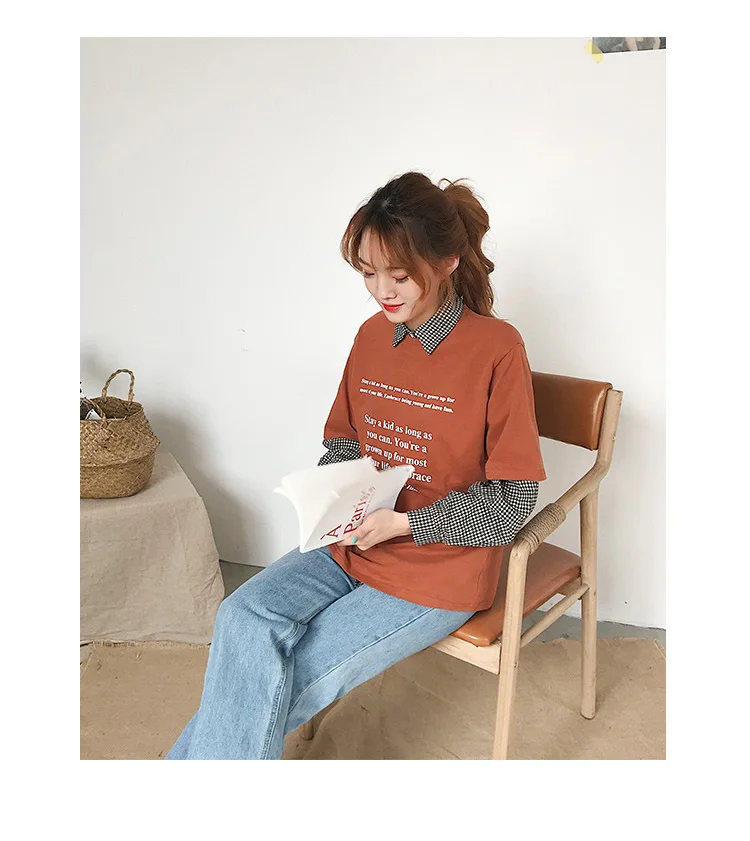 t shirt T1801 orange-1