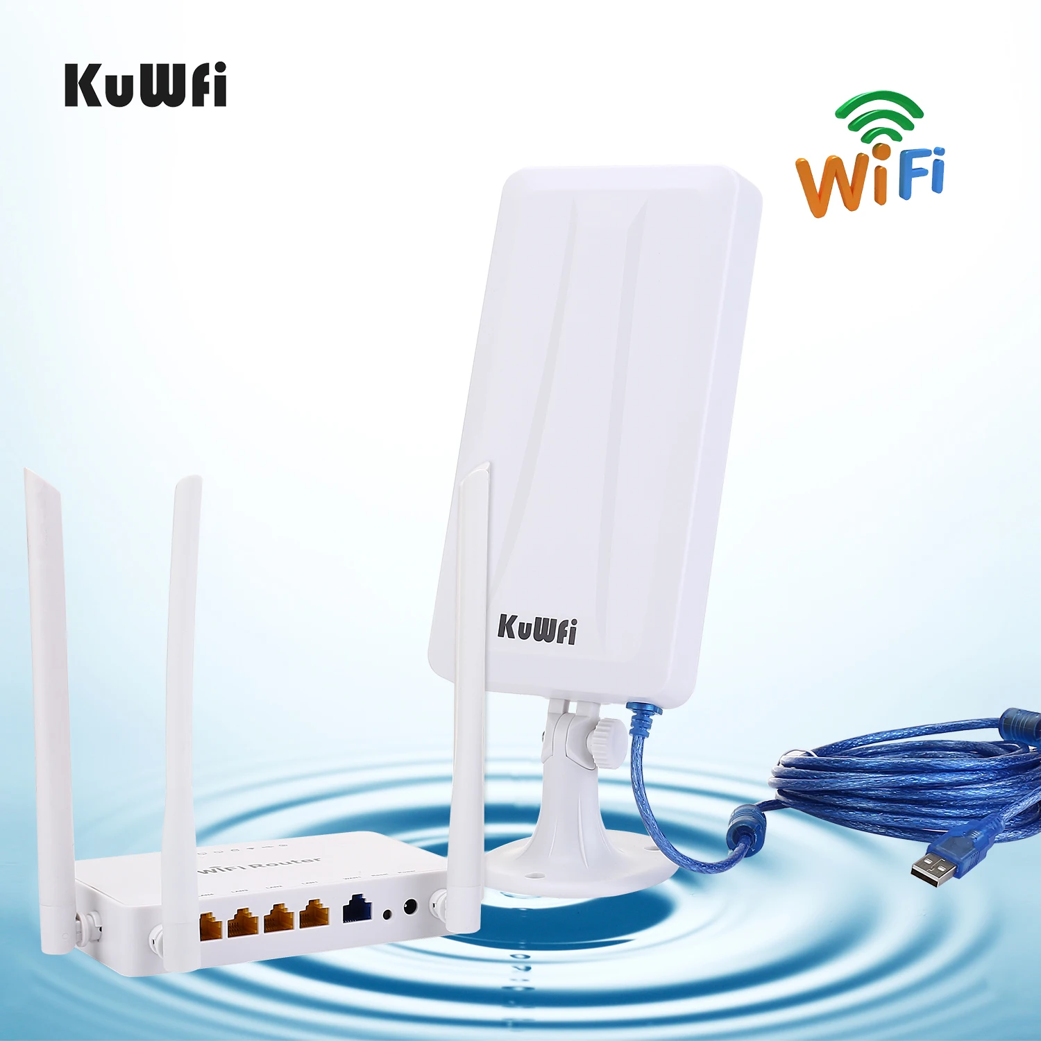 high-power-wireless-openwrt-wireless-router-with-4pcs-7dbi-antennahigh-power-wireless-adapter-with-14dbi-antenna-5m-usb-cable