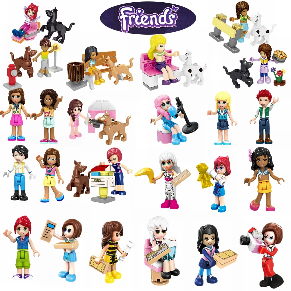 

Girlz 4 Life Friends Legoings Figures Building Blocks Enlighten Bricks Doll Figurines Kids Birthday Christmas Gifts Girls