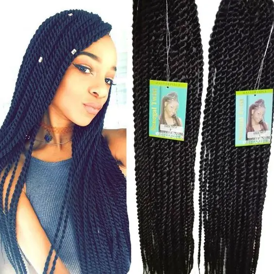 Freetress Synthetic Hair Crochet Braids Senegalese Twist Small Freetress Synthetic Hair Crochet Braids Senegalese Twist Small