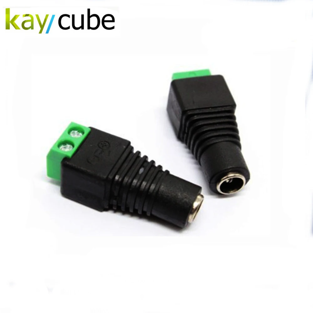 

1PC 2.1 x 5.5mm DC Power Female Plug Jack Adapter Connector Plug for CCTV DVR Camera LED Strip Light