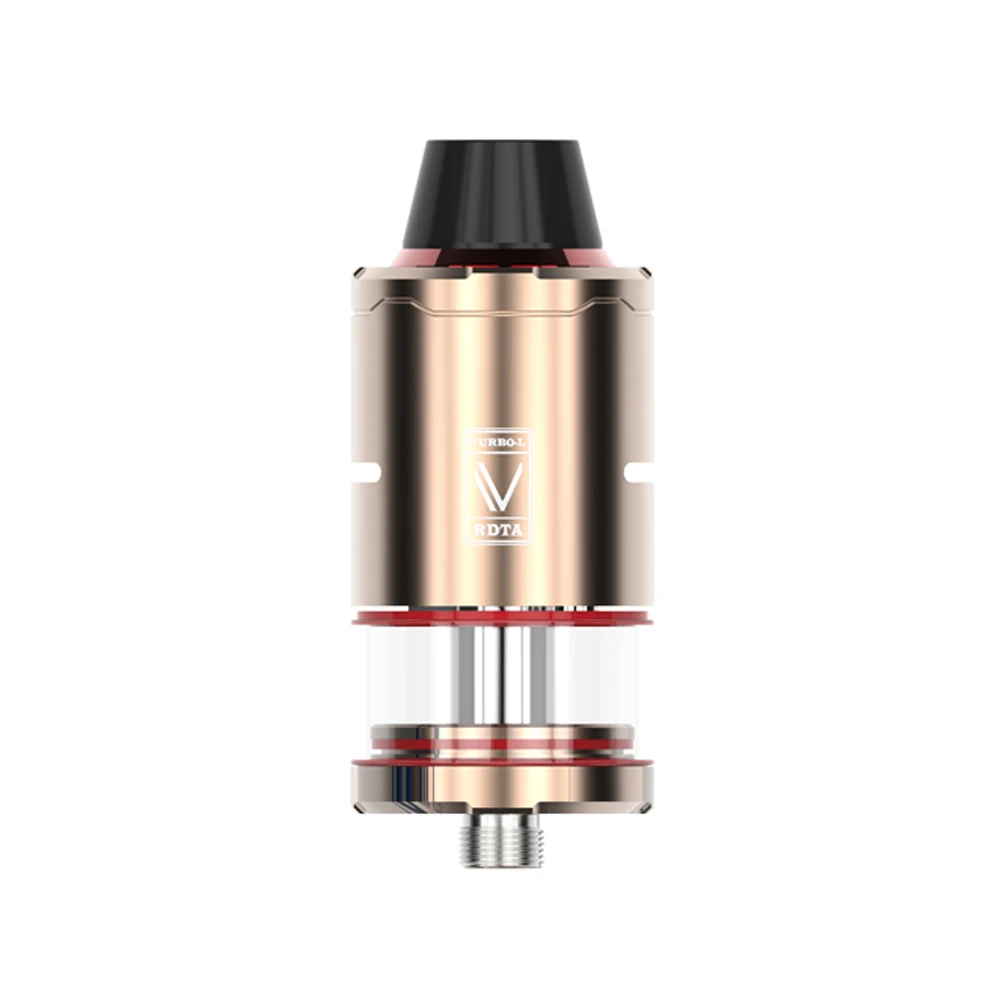 

Electronic Cigarette atomizer 5.0ml Turbo RDTA-L Tank RDA & RDTA Switchable Top airflow 0.5ohm Rebuildable for 510 thread kit