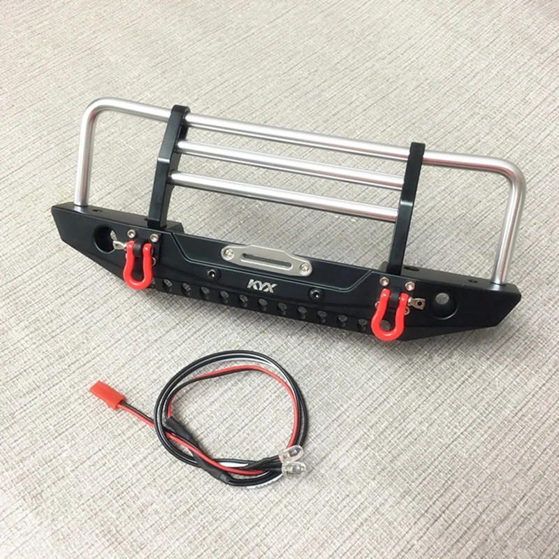 

1pcs KYX TRX-4 Axial 90046 Front Anti-collision Bar for RC Crawler Cars Replacement Metal Bumper Front Anti-crash Bracket/Holder
