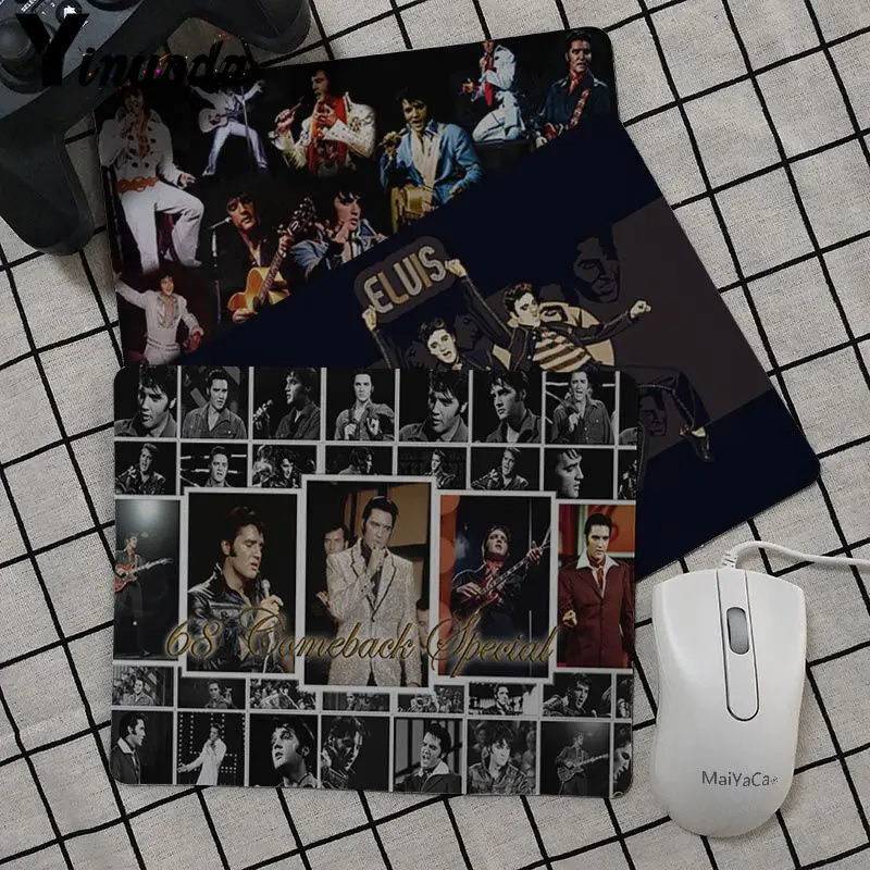 Yinuoda винтажные классные подставки для мыши Elvis Presley под заказ компьютерный Аниме