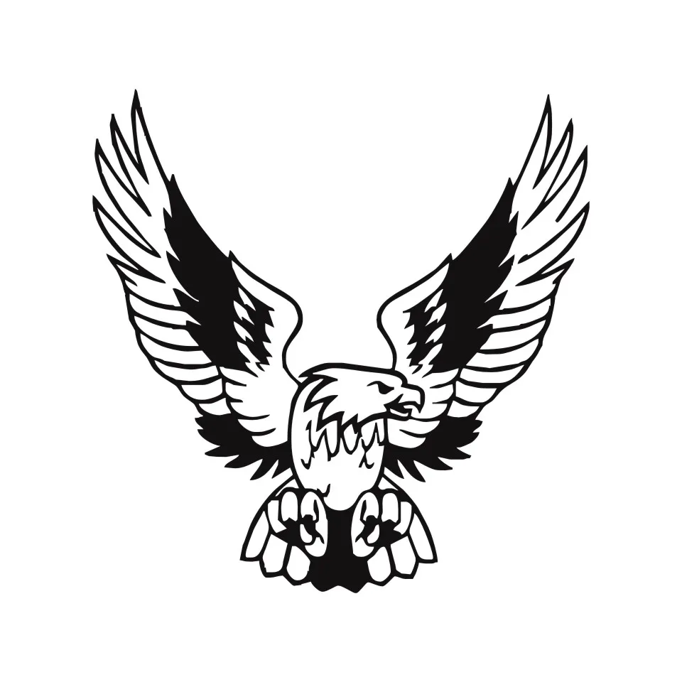 Cunymagos Fashion Eagle Vinyl Car Sticker Wild Animal Car Body Decal Decorative Car Styling Window Auto Vinyl Stickers 15 (3)