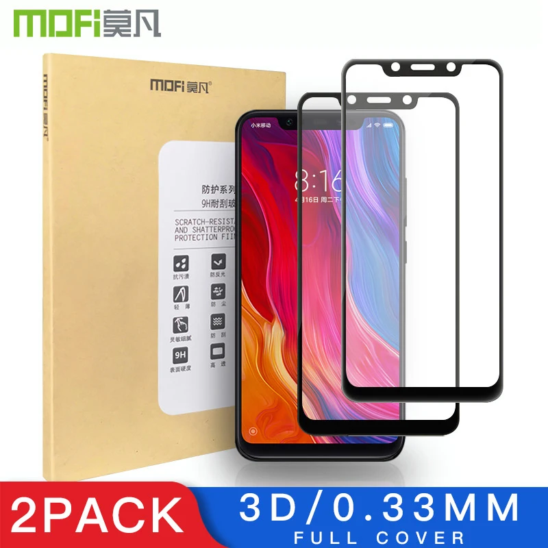 Закаленное стекло Mofi для xiaomi mi 8 защитное с полным покрытием se Защитная пленка |
