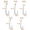 JSM 50pcs/lot Stainless Steel Fishing Hook Long Shank Saltwater Hooks for fishing accessories 34007 size 1/0-10/0 ► Photo 3/6