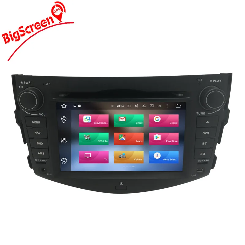 Автомобильный DVD плеер с восьмиядерным процессором Android 9 0 GPS навигацией для Toyota