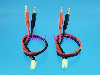 

2pcs MINI TAMIYA Male to 4mm Banana Bullet 14AWG cable For AIRSOFT charger