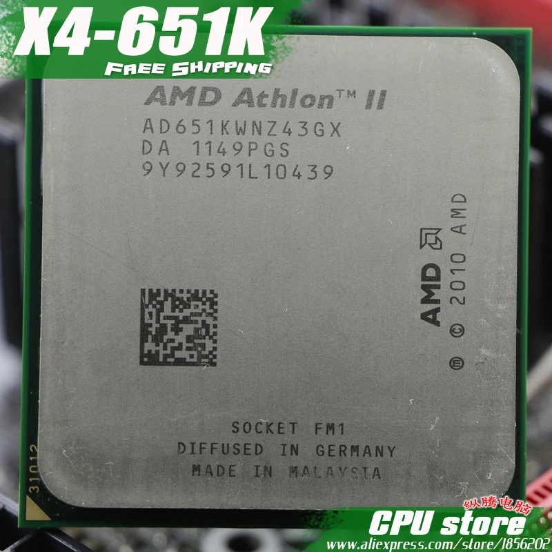 Процессор AMD X4 651K Quad-Core FM1 3,0 GHz 4MB 100W процессор штук X4-651(Рабочая) 651, есть, X4 641