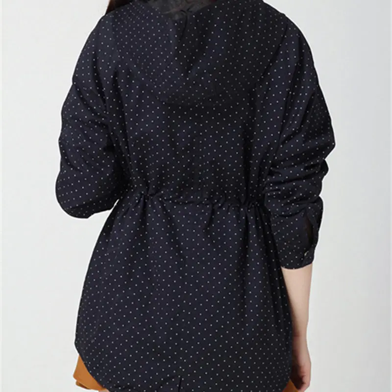Pois Tr028 Europe Printemps New Manteau Vente Hot Coupe 2018 Femmes Automne Mignon Féminine vent Tranchée 4HvywS