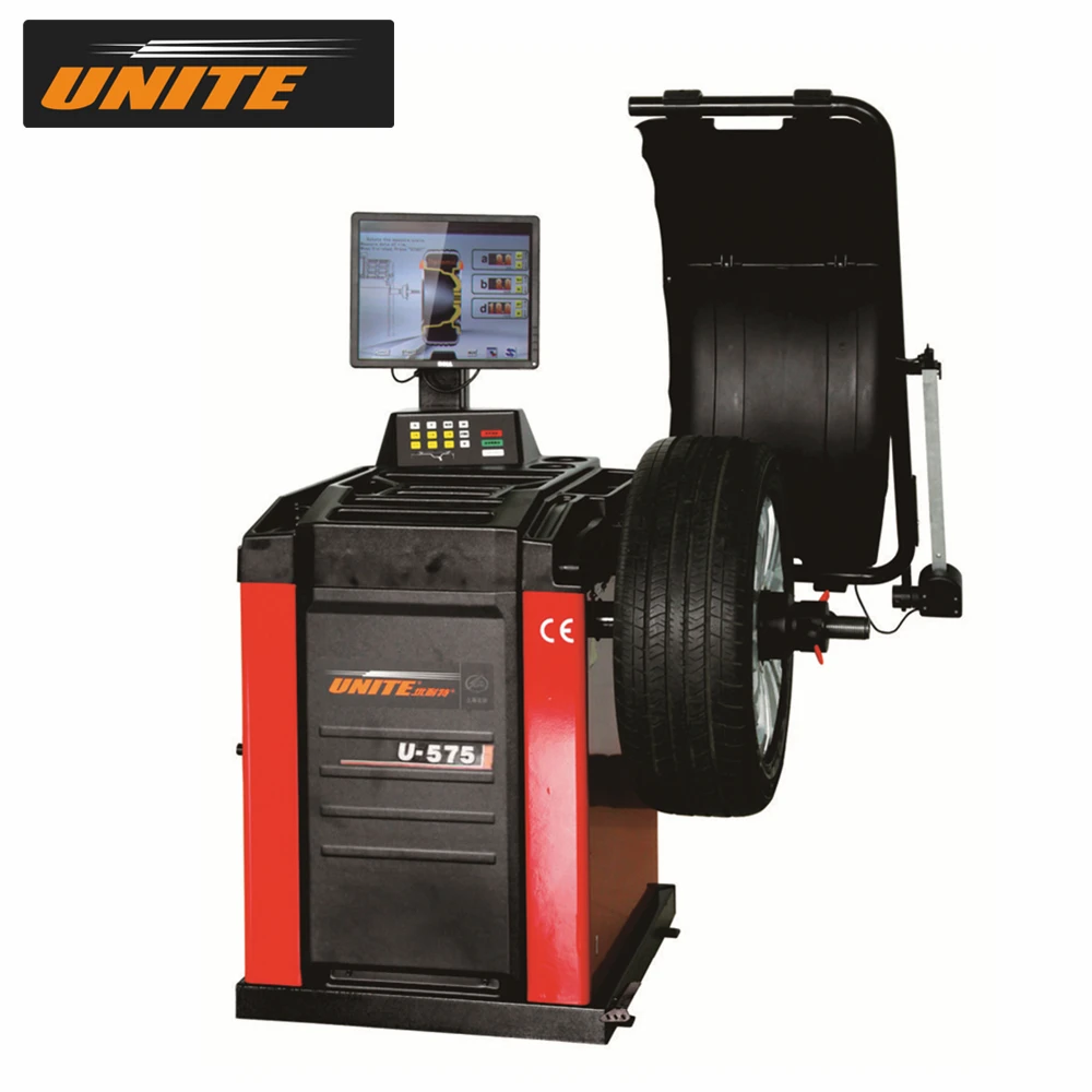 

UNITE Car Wheel Balancer U-575 Top Line 17" LCD Monitor 3D Animation Interface