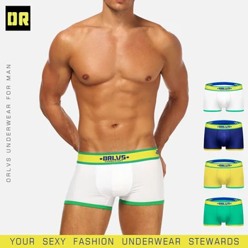 

ORLVS Men Underwear Boxer Mens Underwear Boxers Cuecas Boxershorts Men Cueca Masculina Slip Homme Sexy Underpants OR180