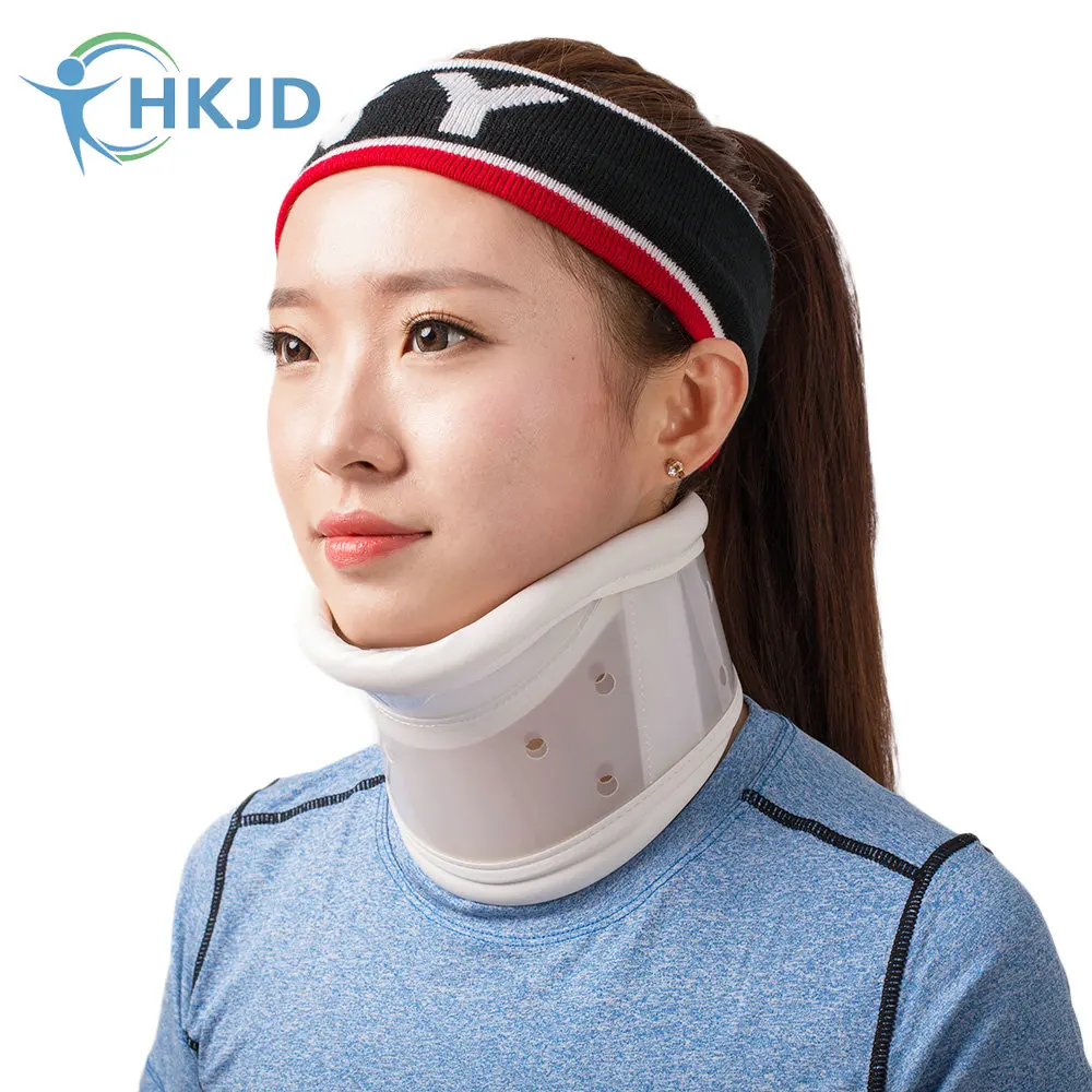 Cervical Traction Collar Device Brace Support Hard Plastic for Headache