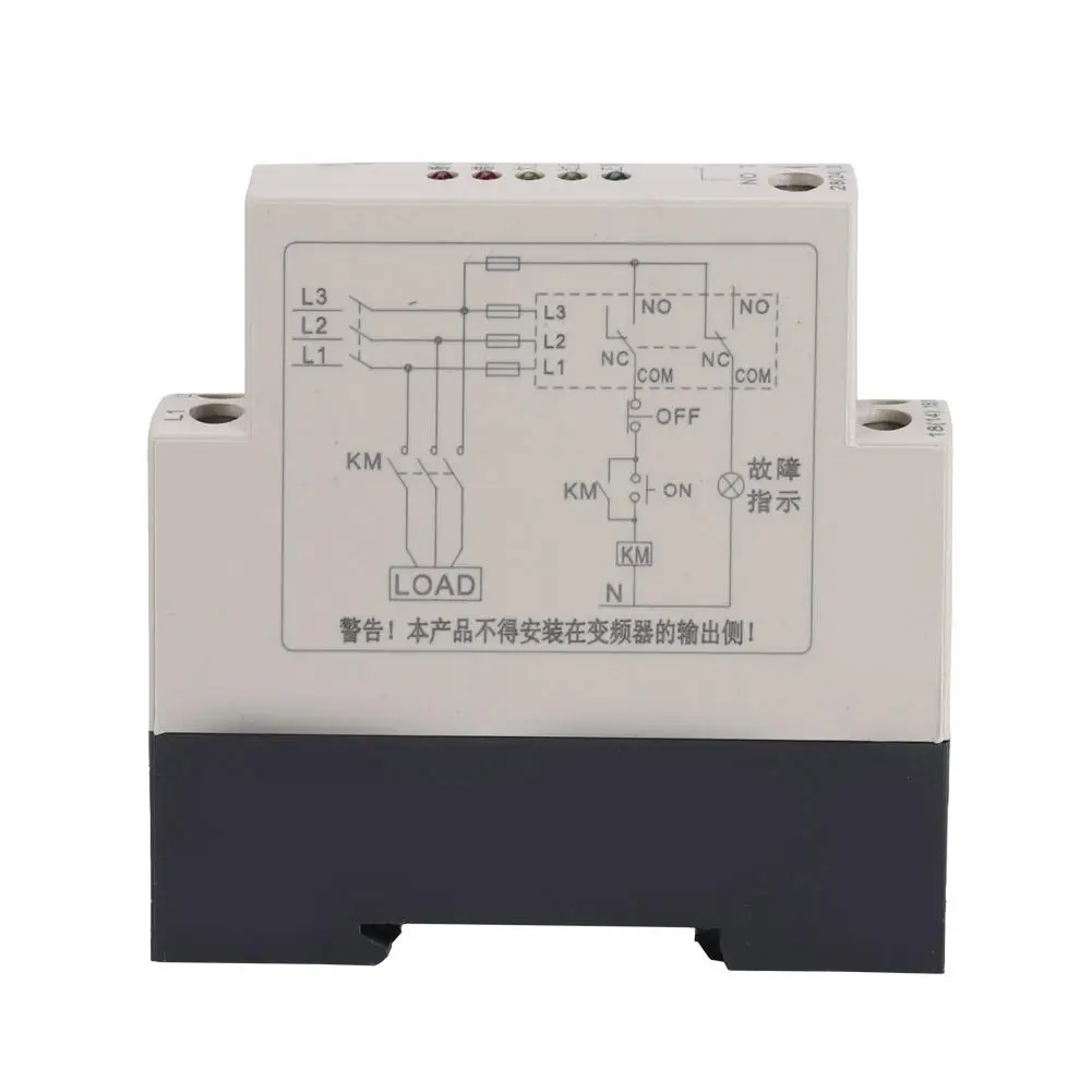 3 чередования фаз напряжения тока автомат защити цепи JVRD-380 мониторинга Напряжение Управление устройство 380VAC фиксации Напряжение реле для насоса Вентиляторов Двигателей