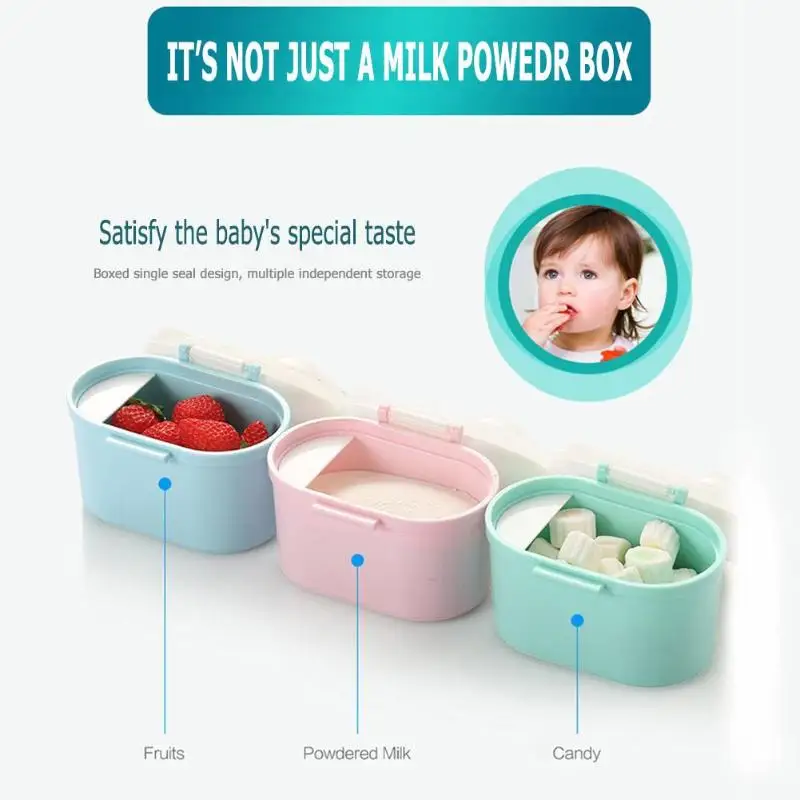 Контейнер для детского питания коробки для путешествий на открытом воздухе емкость для порошка молока Младенцы портативная формула