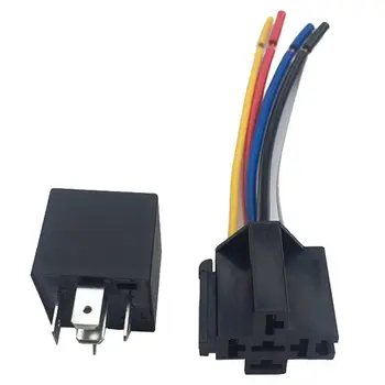 

New Style 12V Automotive Changeover Relay 40A 5-Pin with Socket Holder