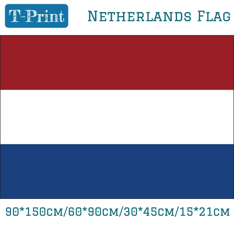 

Netherlands National Flag 90*150cm 60*90cm 40*60cm 3x5ft Banners Flying 15*21cm Hand Flag For National Day Celebration