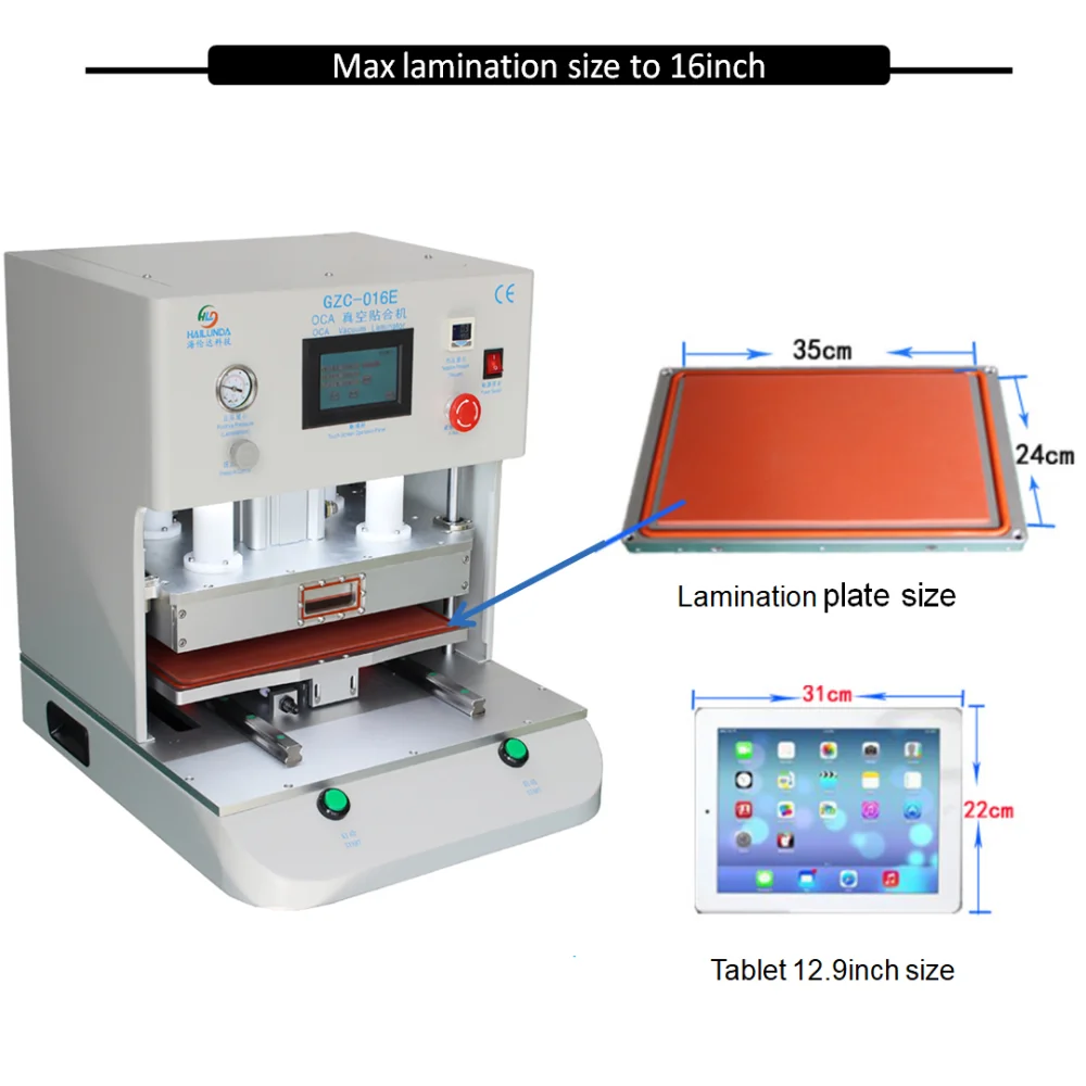 Lcd Glass Replacement Machine Oca Laminator Machine For Samsung Note 8