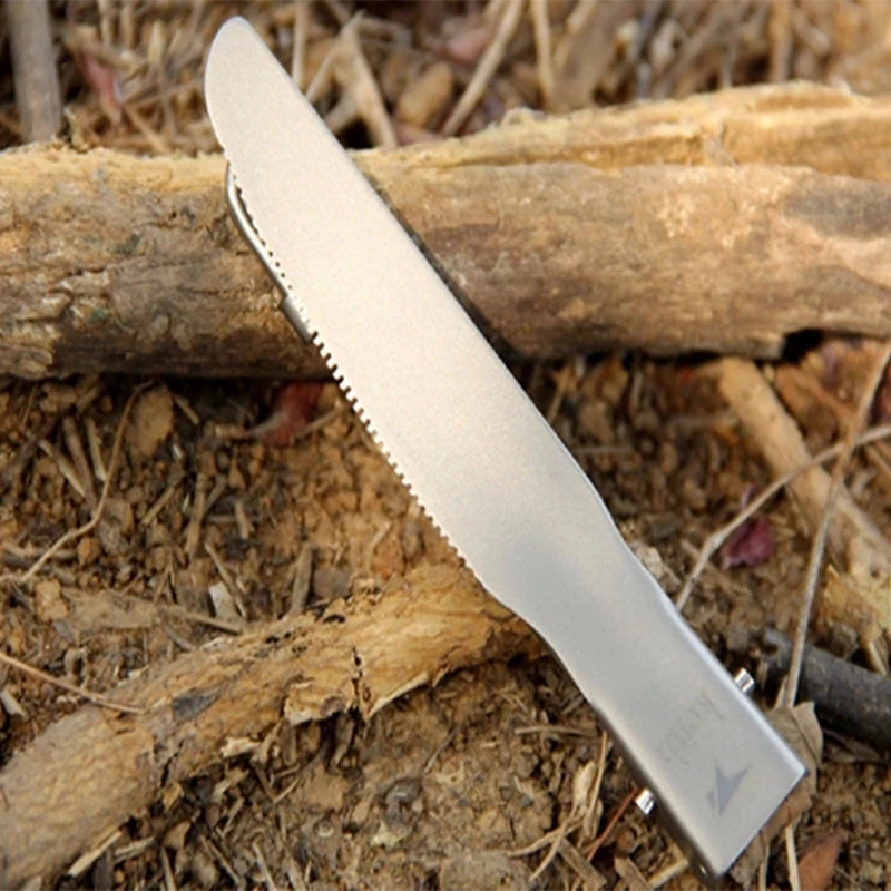 Keith titanio plegable cuchillo que acampa al aire libre cubiertos Vajilla conveniente portátil ultraligero 13.8G ti5304