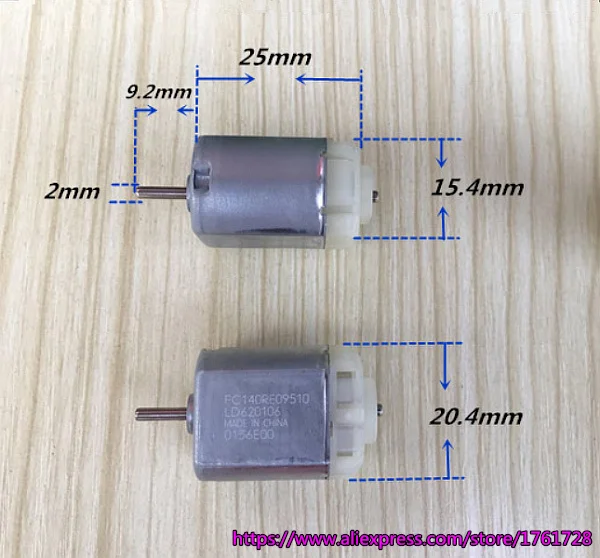 2 шт./лот! Mabuchi 140 микро двигатель постоянного тока FC-140RE 15*20*25 мм 12 В 8000 об/мин специально для зеркала заднего вида/головной светильник регулятор двигателя