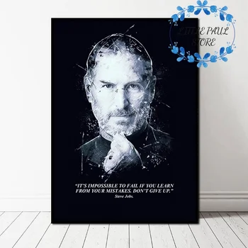 

Steve Jobs Quote Art Canvas Poster Wall Picture for Living Room No Frame