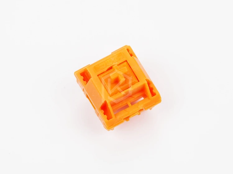 ТТК переключатель 3pin smd orange переключатели с покрытыем цвета чистого 24 каратного структуры для изготовленный на заказ механический терморегулятор клавиатура xd64 xd60 eepw84 gh60 tada68 rs96 87 104 108 - Цвет: Orange Black x1