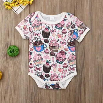 

Newborn Baby Girls Toddler Romper Jumpsuit Playsuit One-piece Outfits