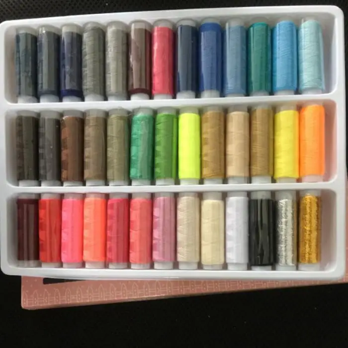 Высокая 39 цветов/набор 402 тонкая швейная нить для ручного шитья промышленные станки UEJ